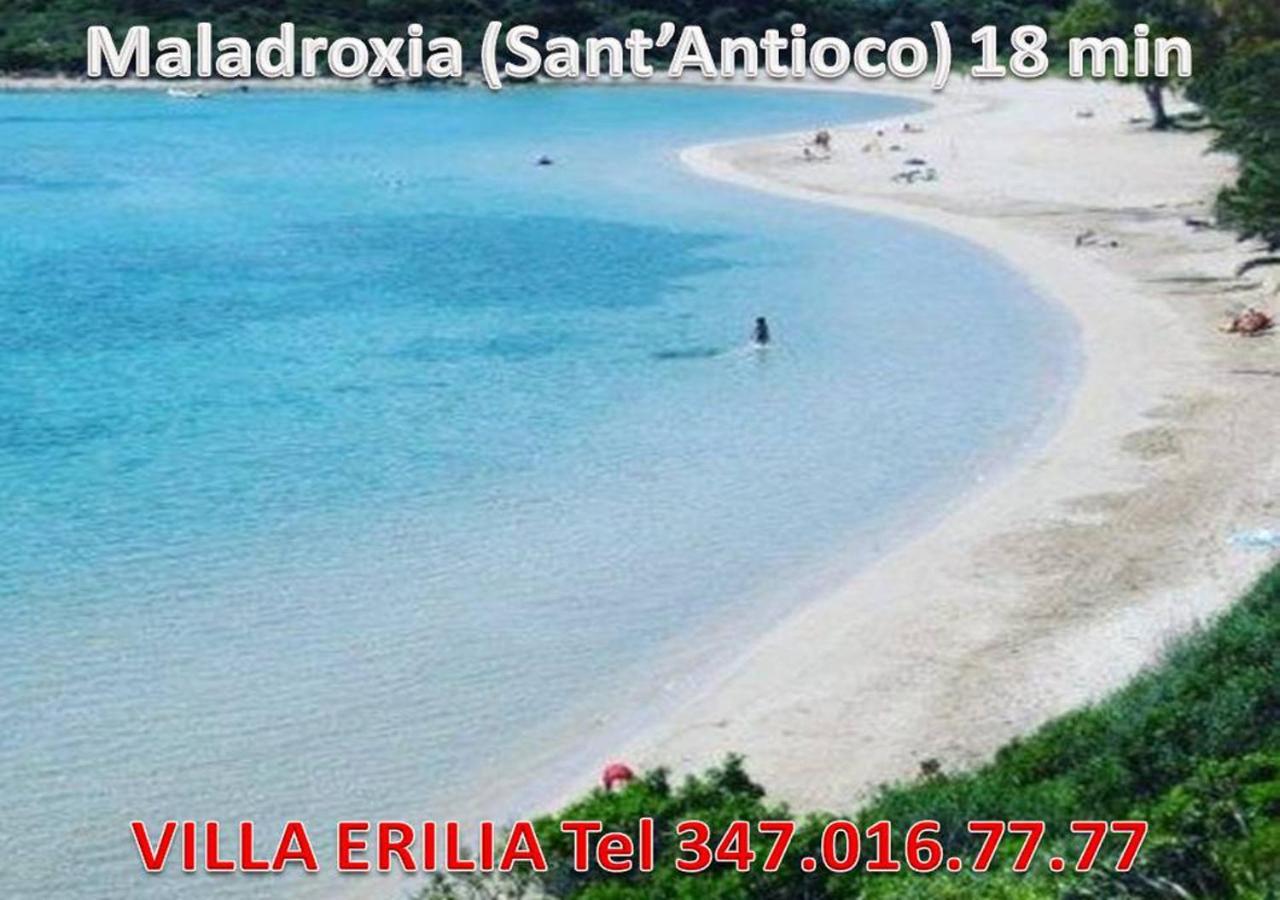 Villa Erilia San Giovanni Suergiu Bagian luar foto