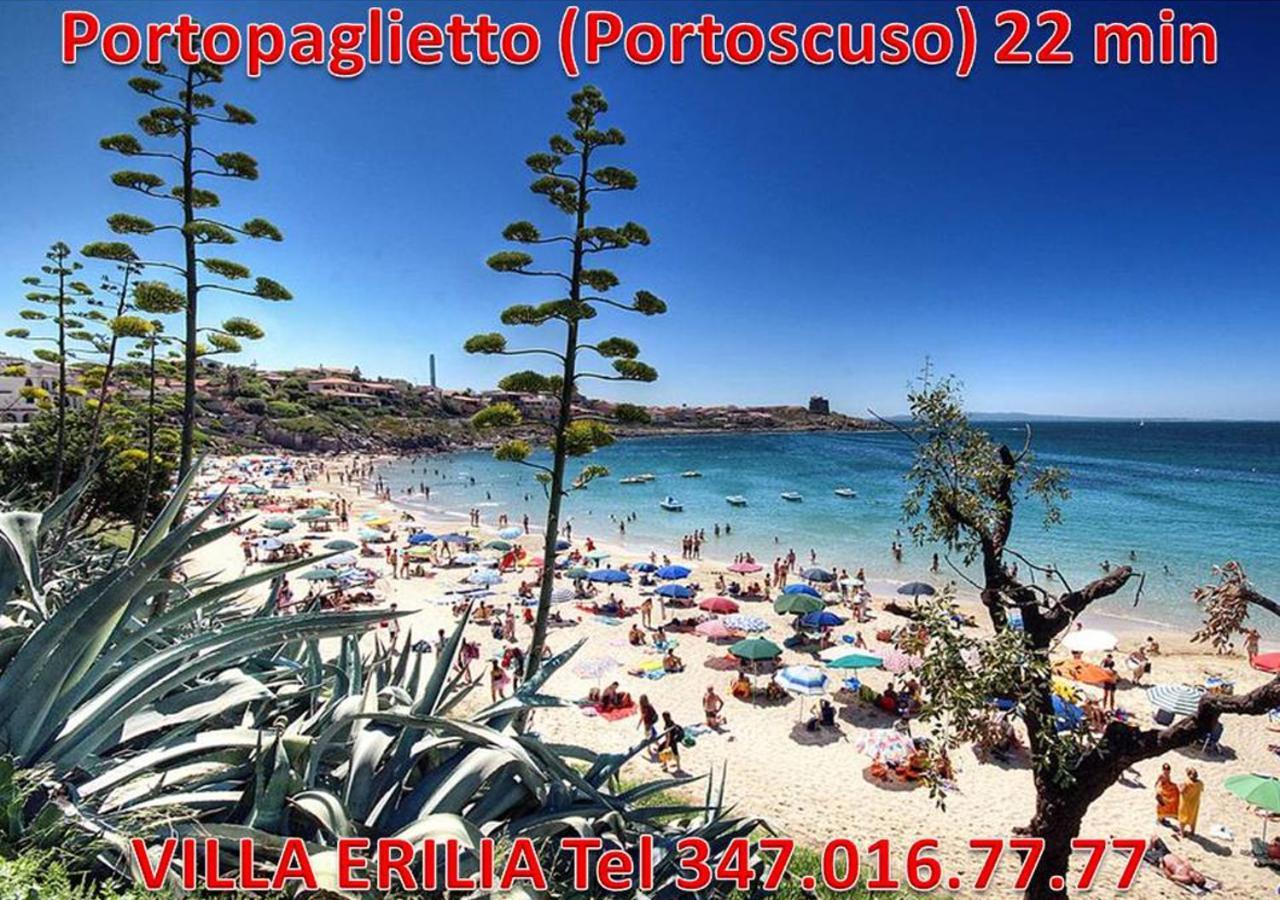 Villa Erilia San Giovanni Suergiu Bagian luar foto
